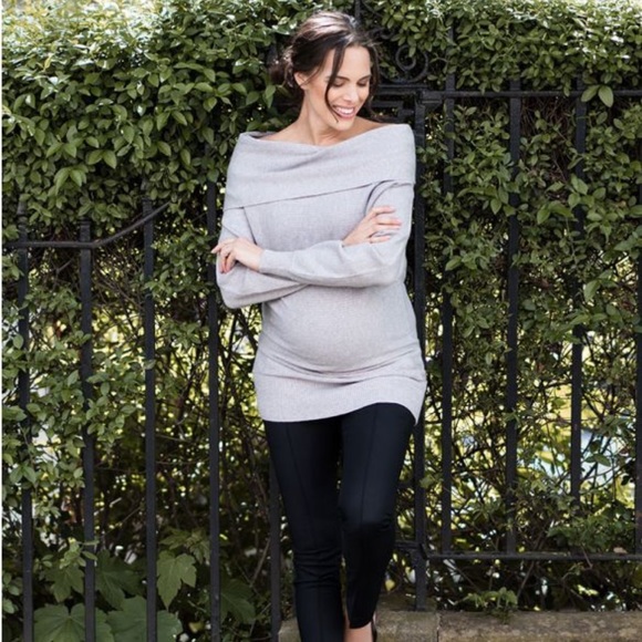 Seraphine Fold Over Knitted Tunic/Dress - Picture 3 of 11